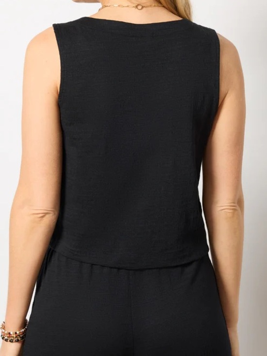 Z Supply + Evereve Solace Textured Knit Top — Size Small - Picture 2 of 8